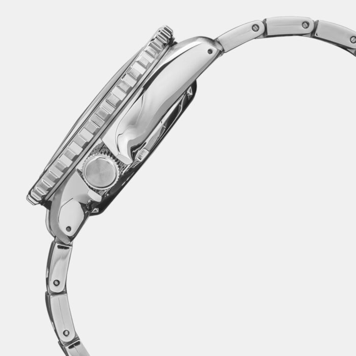 Seiko 5 Sport Automatic SKX Series Black Dial Silver Steel Strap Watch for Men - SRPK99K1 - Image 6